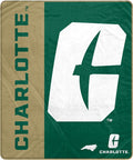 Proformance Home NCAA Charlotte 49ers Endzone Ultra Soft Tailgate Throw