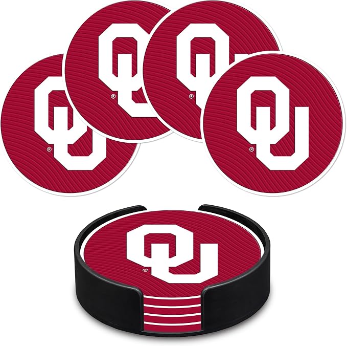Rico Industries NCAA 4pack Coaster Set - Classic Favorites