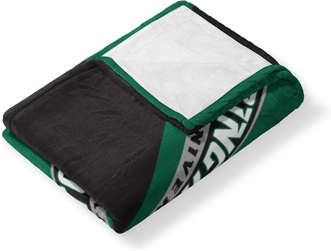 Northwest NCAA Silk Touch Throw Blanket, Ultra Soft Plush Polyester, Lightweight Warm Decorative Fan Gift, 46 x 60 in