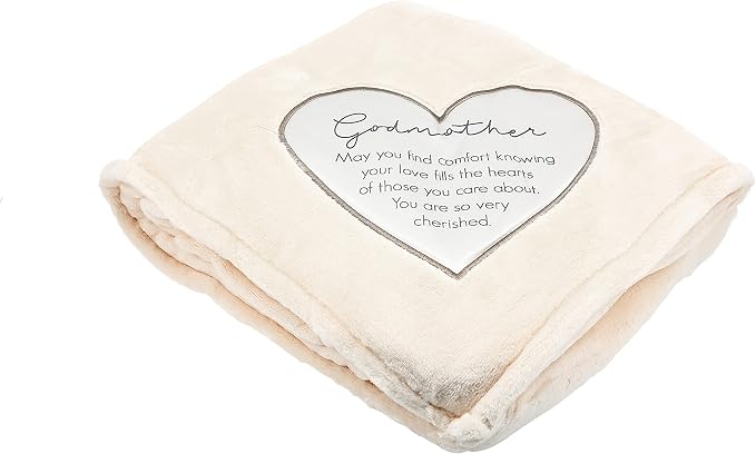 Pavilion Gift Company - Godmother Gift Soft Royal Plush Blanket 50x60 Inch