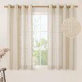 LAMIT 54 Inch Length Linen Curtains by LAMIT