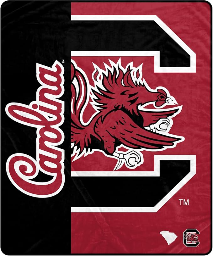 Proformance Home NCAA South Carolina Gamecocks Endzone Ultra Soft Tailgate Throw