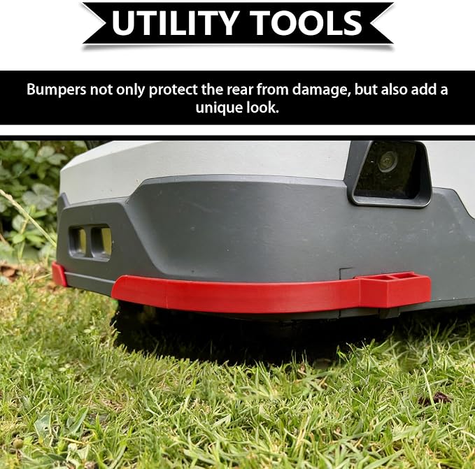 Robotic Mower Front Bumper for Anthbot Genie 1000 Compatible with Genie 600/3000 Models Anti-Collision Protection, Scratch Resistant, Easy to Install Lawn Mower Guard