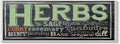 Herbs Chalkboard Kitchen, 7 x 17 Inch Mounted Print on Wall Plaque | Stupell Industries · By Jo Moulton · Ready to hang · Great for kitchen decor · Made in USA