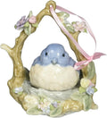 Cosmos SB49057 Fine Porcelain Blue Bird Ornament Figurine, 4-Inch