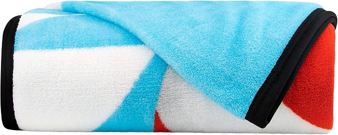 Franco Kids Bedding Super Soft Plush Micro Raschel Blanket, 62 in x 90 in, Mario