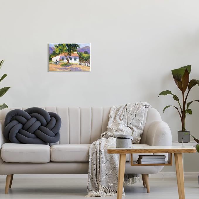 Stupell Industries 'Cottage Nature Painting'| Wall Plaque Art | Stupell Industries | 15 x 10 Inches, Easy to Hang and Sturdy, Made in USA, by Alexi Fine