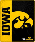 Proformance Home NCAA Iowa Hawkeyes Endzone Ultra Soft Tailgate Throw