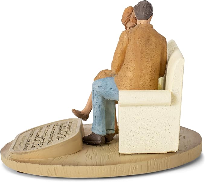 Lighthouse Christian Products Praying Husband Wife United in The Spirit 6 x 4.5 Cast Stone Sculpture