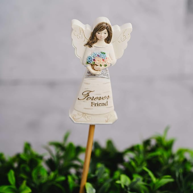Pavilion Gift Company 82359 Forever Friend Angel Decorative Floral Pick