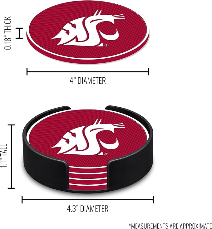 Rico Industries NCAA 4pack Coaster Set - Classic Favorites