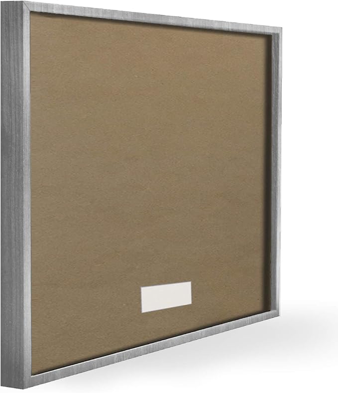 Stupell Industries 'Blue Script Germs and Jesus Cursive Planked Look Typography', Framed Giclee Art, Gray, 16 x 20 Inches, Easy to Hang and Sturdy, Made in USA, by Jo Moulton