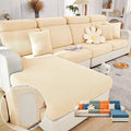Soothing Home Sofa Covers, Sofa Hero Covers, Wear-Resistant Universal Couch Covers Washable Stretch Sectional Couch Cushion Covers (Beige,Back Cover L)