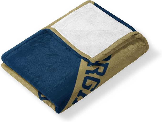 Northwest NCAA Silk Touch Throw Blanket, Ultra Soft Plush Polyester, Lightweight Warm Decorative Fan Gift, 46 x 60 in