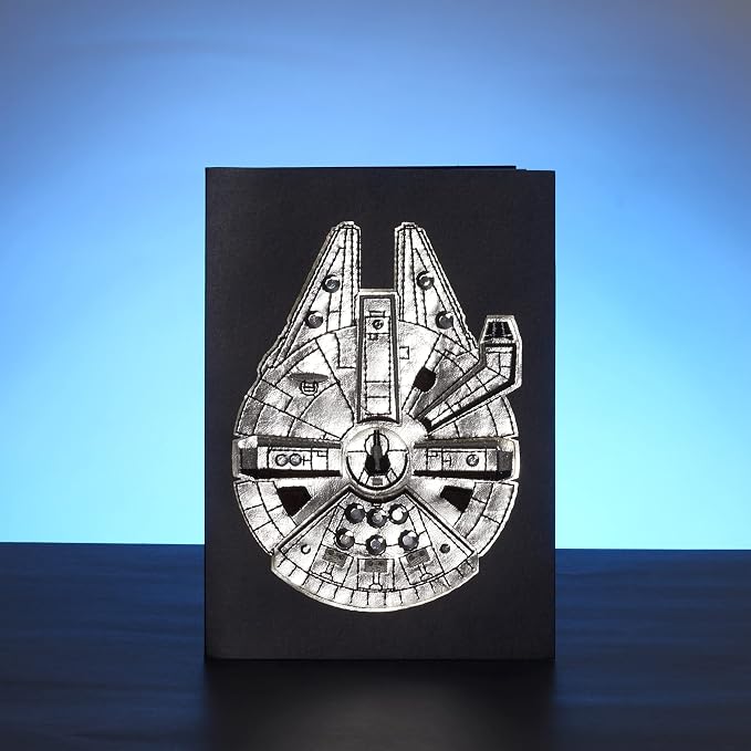 Papyrus Star Wars Birthday Card Assortment, Ewok, Cupcake, and Millennium Falcon (3-Count)