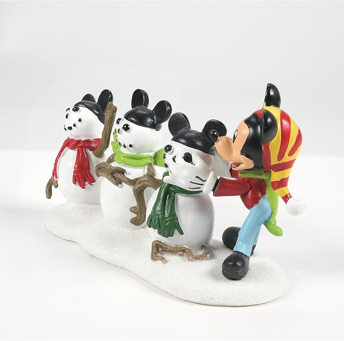 Department 56 Disney Village Accessories The Three Mousketeers Figurine, 2.25 Inch, Multicolor