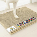 Muddy Mat® | Super Water Absorbent Door Mat Indoor, Microfiber Quick Dry Chenille Entryway Rug, Slip Resistant Front Door Mat, Indoor Mats for Entryway, Machine Washable Pet Rug, Sand 32" x 70"