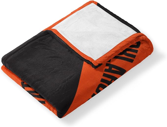 Northwest NCAA Silk Touch Throw Blanket, Ultra Soft Plush Polyester, Lightweight Warm Decorative Fan Gift, 46 x 60 in