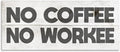 Stupell Industries 'No Coffee Funny Office Phrase'| Canvas Art | Stupell Industries | 48 x 20 Inches, Easy to Hang and Sturdy, Made in USA, by Lil' Rue