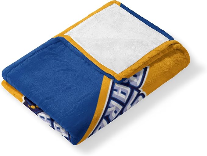 Northwest NCAA Silk Touch Throw Blanket, Ultra Soft Plush Polyester, Lightweight Warm Decorative Fan Gift, 46 x 60 in