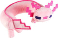 Mattel Minecraft Axolotl Neck Pillow, Plush Toy | Stuffed Toy with Sounds for Travel, Comfort & Play, For Kids & Collectors (Amazon Exclusive)