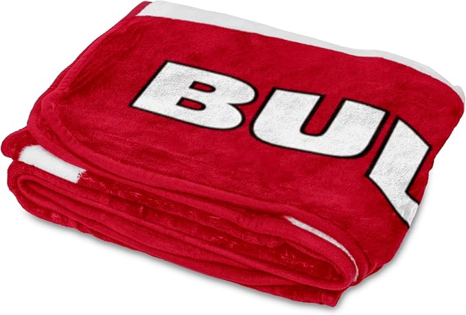 Logo Brands NCAA Raschel Throw Blanket – 50 x 60 Soft Fleece Blanket, Officially Licensed Collegiate Design, Cozy Throw for Tailgating, Game Day, & Home Décor