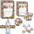 Amanda Creation Deluxe Viking Birthday Party Bundle Includes 20 Each of Invitations & Thank You Cards with Envelopes + 2 Sizes of Stickers, Mini Candy Bar Wrappers & Water Bottle Labels!