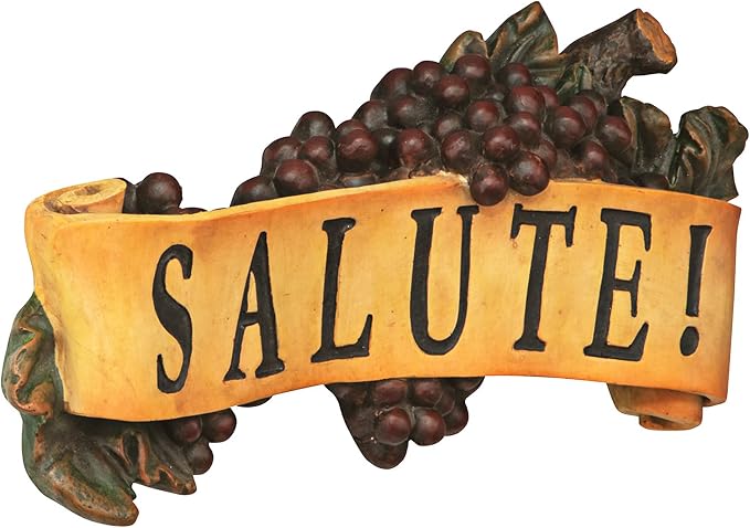Design Toscano AH231116-Parent Salute Wall Sculpture,Full Color, 12.60" x 2.56"