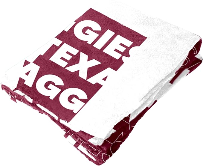 Logo Brands NCAA Classic Fleece Throw Blanket -50” x 60” Ultra-Soft Game Day Blanket with Bold Team Colors & Logo – Cozy College Team Bedding for Fans & Alumni