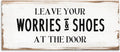 Stupell Industries Rustic Mudroom Worries, 17 x 40 Inch Canvas Wall Art | Stupell Industries · By Lil' Rue · Ready to hang · Great for mudroom decor · Made in USA
