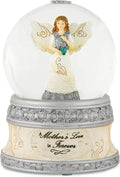 Pavilion Gift Company Elements 82329 100mm Musical Water Globe with Angel Figurine, A Mother's Love, 6-Inch , White