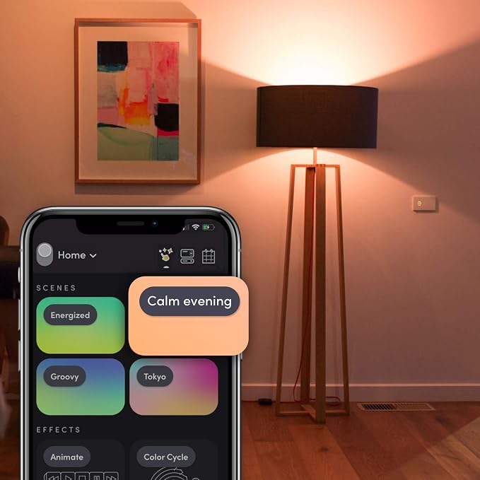 LIFX Color A19 Smart LED Light Bulb, 1100 Lumens, Billions of Colors + Tunable White, Wi-Fi 2.4GHz No Hub Required, Dimmable, Voice & App Control, Compatible with Alexa, Google Home & Siri