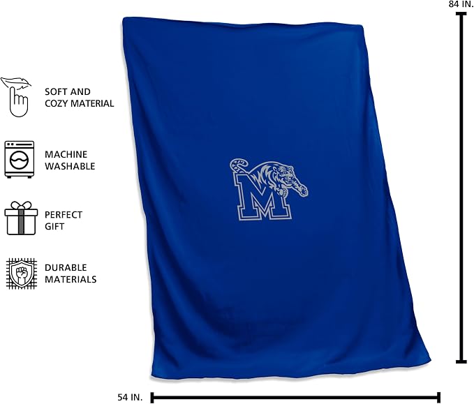 Logo Brands NCAA Unisex-Adult Sweatshirt Blanket