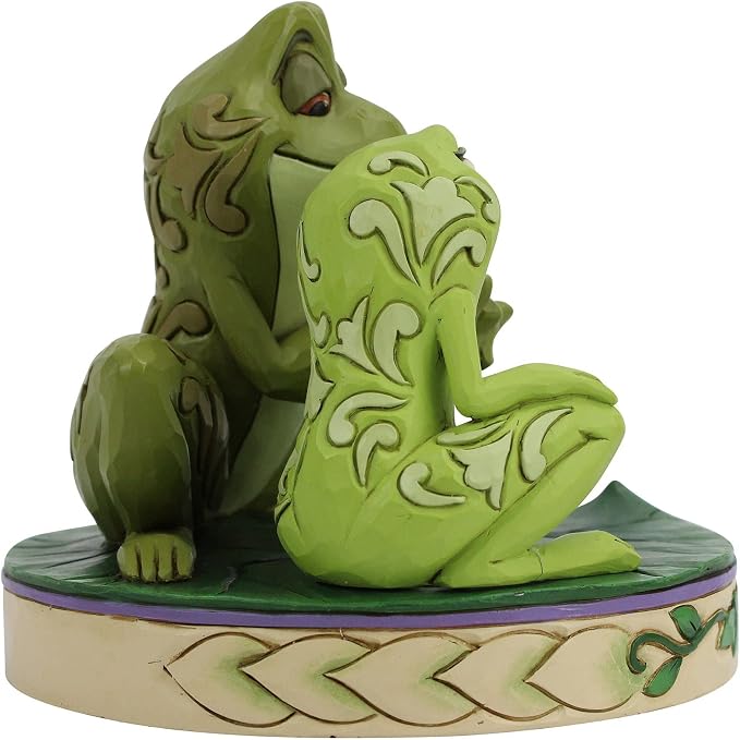 Enesco Disney Traditions Collection by Jim Shore The Princess and The Frog Tiana and Naveen Figurine- Resin Hand Crafted Painted Collectible Disney Figurines Decorative Home Decor Statue, 4.5 Inch