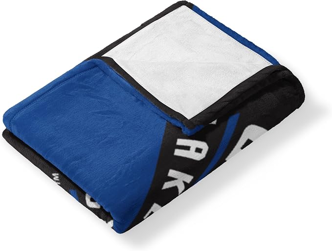 Northwest NCAA Silk Touch Throw Blanket, Ultra Soft Plush Polyester, Lightweight Warm Decorative Fan Gift, 46 x 60 in