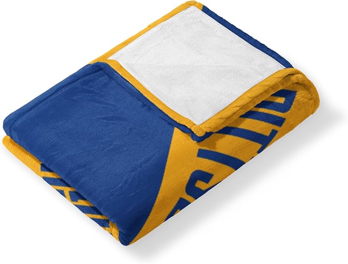 Northwest NCAA Silk Touch Throw Blanket, Ultra Soft Plush Polyester, Lightweight Warm Decorative Fan Gift, 46 x 60 in