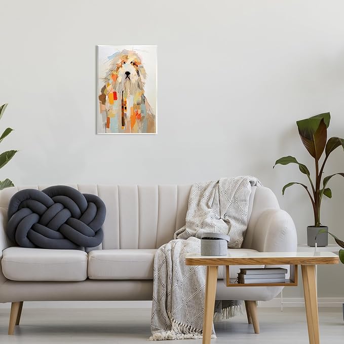 Modern Pet Collage Abstract, 13 x 19 Inch Mounted Print on Wall Plaque | Stupell Industries · By Irena Orlov · Ready to hang · Great for living room · office · or gift giving · Made in USA