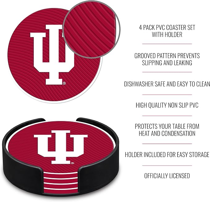 Rico Industries NCAA 4pack Coaster Set - Classic Favorites