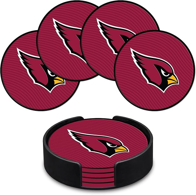 Rico Industries NFL Football Classic Favorites: PVC Coaster Set (4-Pack)
