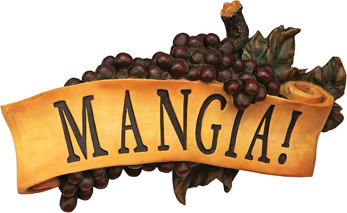Design Toscano AH231116-Parent Mangia Wall Sculpture,Full Color