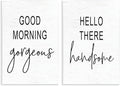 Romantic Greetings Love, 13 x 19 Inch Mounted Print on Wall Plaque Set | Stupell Industries · By Lettered and Lined · Ready to hang · Thoughtful gift for any occasion · Made in USA