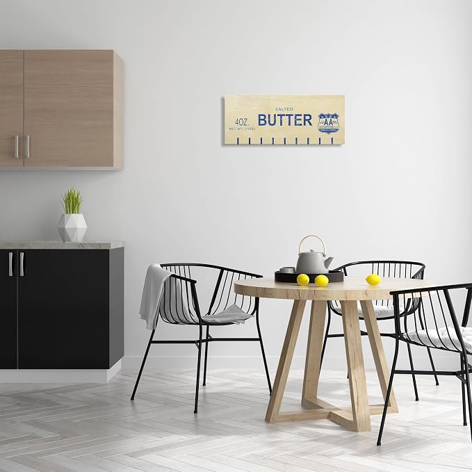 Stupell Industries 'Vintage Salted Butter'| Canvas Art | Stupell Industries | 24 x 10 Inches, Easy to Hang and Sturdy, Made in USA, by Lil' Rue