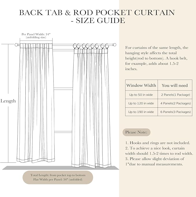 PONY DANCE Short Length Curtains for Kitchen, Solid Window Curtain Tiers for Bathroom Energy Saving Privacy Shade for RV Camper (2 Panels, Grey, 34x45 Inch)