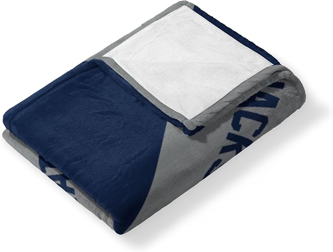 Northwest NCAA Silk Touch Throw Blanket, Ultra Soft Plush Polyester, Lightweight Warm Decorative Fan Gift, 46 x 60 in