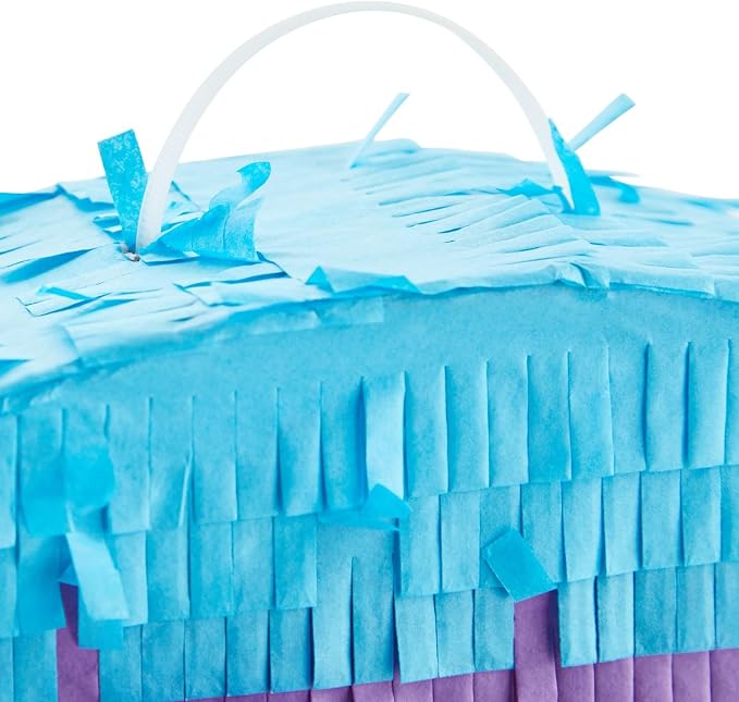 BLUE PANDA Rainbow Number 9 Pinata - 16.5 x 11.4 x 3 in, Multi-Color for 9th Birthday, Fiesta Party Supplies, Party Favors & Rainbow Birthday Decor