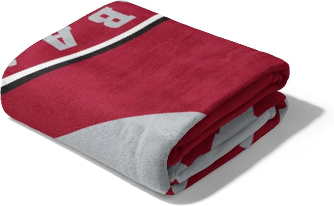 Northwest NCAA Silk Touch Throw Blanket, Ultra Soft Plush Polyester, Lightweight Warm Decorative Fan Gift, 46 x 60 in