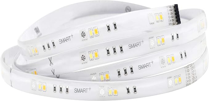 SYLVANIA Wifi LED Smart Strip Light Expansion Kit, 6.5ft, Indoor, Full Color & Adjustable White, Compatible with Alexa and Google Home Only - 1 Pack (75705)