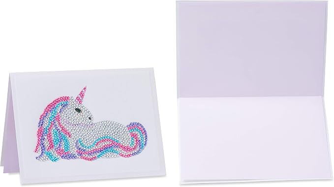 Papyrus Birthday Card Assortment, Rainbow Unicorns (4-Count)