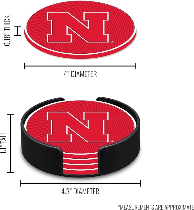 Rico Industries NCAA 4pack Coaster Set - Classic Favorites