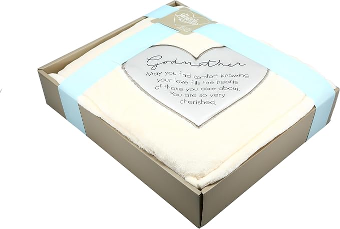 Pavilion Gift Company - Godmother Gift Soft Royal Plush Blanket 50x60 Inch
